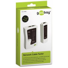 Goobay Network Cable Tester Set - High-Quality Networking Solution for Fast and Reliable Connections - Model 4040849688560